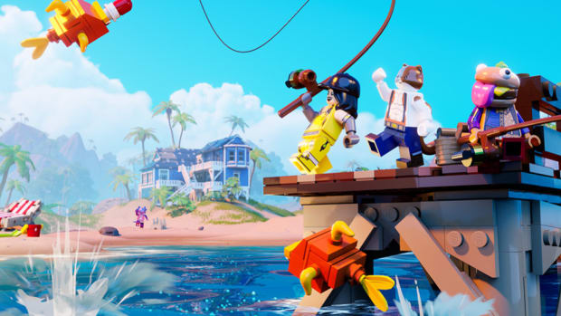 LEGO Fortnite adds fishing to the game in Patch v28.30 Gone Fishin'.